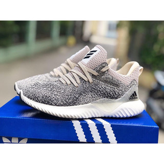 Giày thể thao sneaker alphabounce Xám Chấm Đen muối tiêu