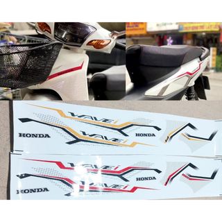 Tem xe wave tem wave i mẫu mới nhất 2024 dán cho xe wave 50/100/110