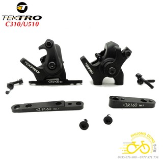 Bộ cụm phanh thắng đĩa cho xe đạp road tektro c310 u510