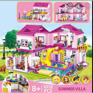 Lego ngôi nhà và biệt thự.1018 miếng và 712 miếng ghé