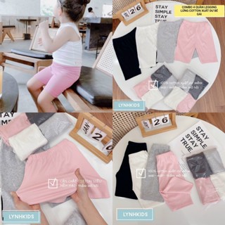 Quần Legging lửng Cho Bé Gái Ôm Cực Xinh, quần legging bé gái