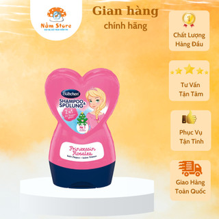 Dầu gội xả Bubchen trái tim 2in1 dành cho bé, chiết xuất thiên nhiên, 230ml