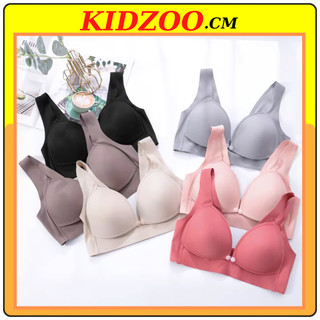 Áo ngực bầu, áo lót bầu sau sinh cho con bú chất liệu su non không gọng và nâng đỡ chống chảy xệ cao cấp KIDZOO.CM