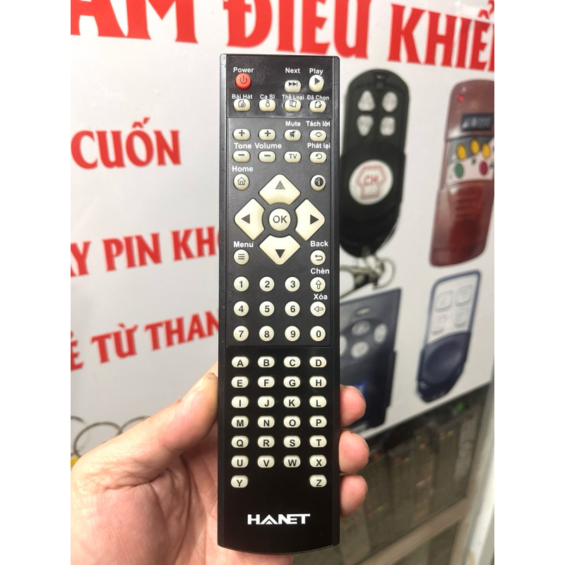 điều khiển đầu karaoke HANET hàng chính hãng.