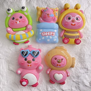 Charm Gắn Dép, Sticker Jibbitz Hình Hải Ly Loopy Mẫu Lớn Trang Trí Dép Crocs, toploader, DIY