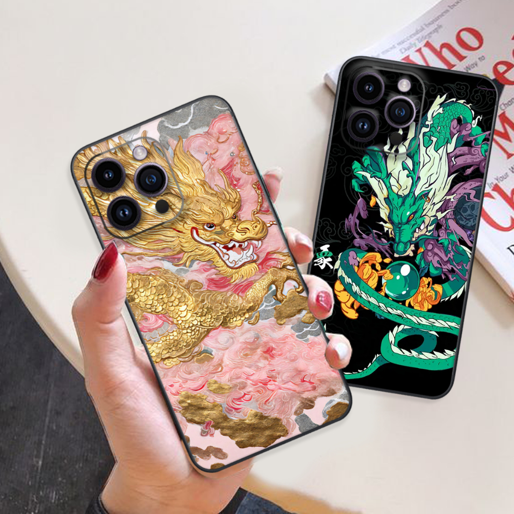 Ốp lưng Iphone 14 / Iphone 14 Pro / Iphone 14 Pro Max in rồng mẫu đáng yêu xinh xắn hot cute