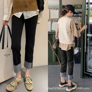 Quần Jean Bầu Mỏng Co Giãn Q0388 (Dài 93cm)