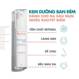 ✅[CHÍNH HÃNG] KEM GIẢM MỤN AVENE CLEANANCE WOMEN