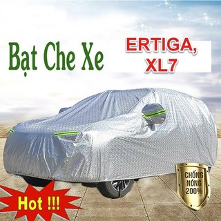 Bạt phủ xe, bạt trùm xe Suzuki Ertiga, XL7 loại 3 lớp tráng nhôm