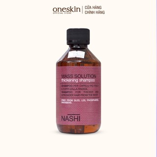 Dầu gội Nashi Argan Mass Solution dành cho tóc mỏng, rụng, hư tổn 250ML