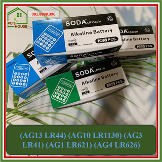 [ Loại Xịn ] Vỉ 10 Viên Pin Cúc Áo LR41 AG3, LR44 AG13 , LR1130 AG10 , LR621 AG1, LR626 AG4, Pin Cúc Áo Chính Hãng