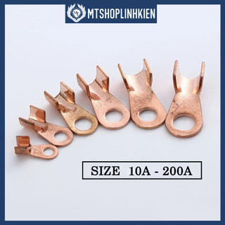 Đầu cos dây điện đồng đỏ ot 10a/20a/30a/40a/50a/60a/80a/100a/200a