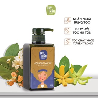 Dầu gội thảo dược tinh chất Ngọc Lan Tây Thỵ Thảo Herbal nuôi dưỡng và phục hồi tóc hư tổn cho tóc suôn mượt 280ml