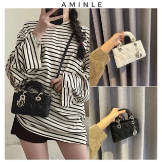 Túi xách nữ da cáo cấp thiết kế karo phối móc D.O form đẹp cứng cáp sang chảnh da lì và da bóng