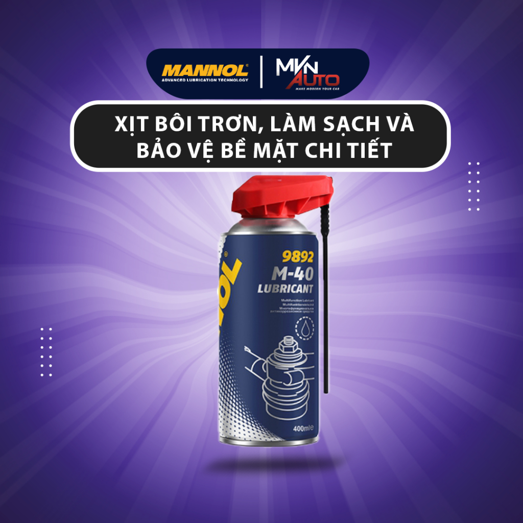 Xịt bôi trơn làm sạch bảo vệ bề mặt chi tiết Senfineco 9940 SO40 MultiLubricant Smart dung tích 400ML