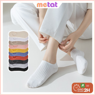 Tất Lười Nam Nữ, Tất Chân Cổ Ngắn Chất Cotton Co Dãn 4 Chiều Kết Hợp Được Nhiều Loại Giày - MÊ TẤT OFFICIAL
