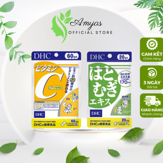 Viên uống DHC Bổ sung Vitamin C Nhật Bản Coix Extract Gói 60 Viên Dùng 30 Ngày