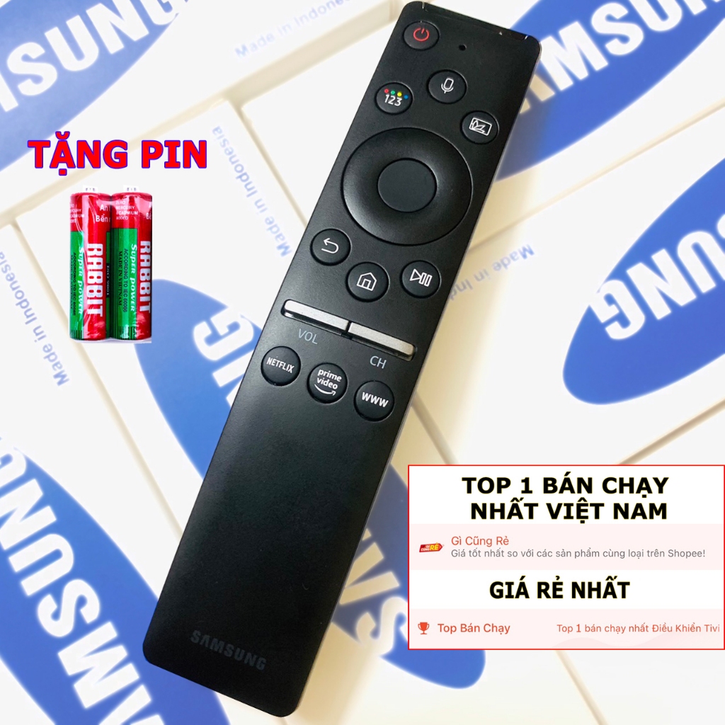 [CHÍNH HÃNG] Điều Khiển TV SAMSUNG SMART TẶNG PIN Remote TV SAMSUNG Có MICRO GIỌNG NÓI