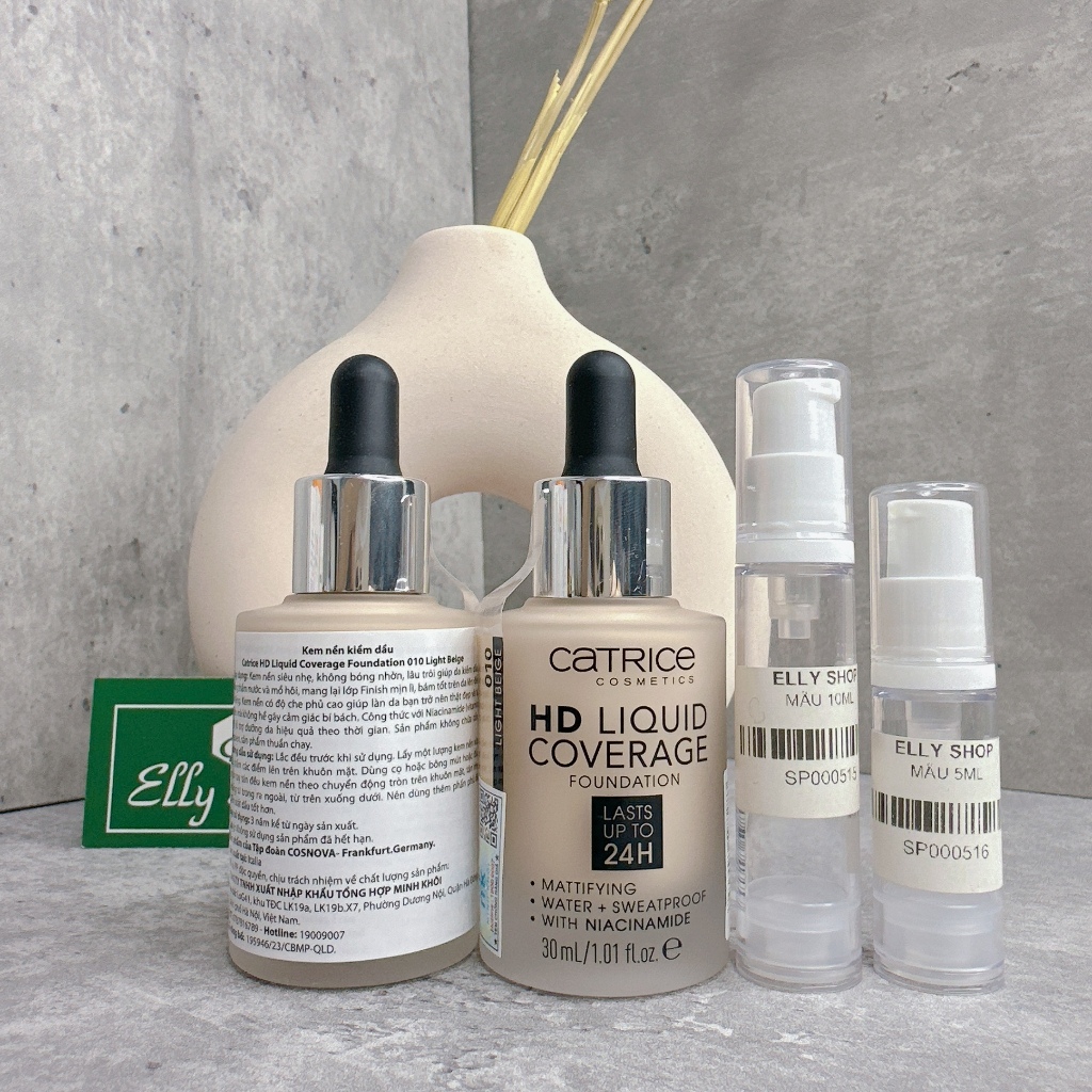 Kem Nền Catrice HD Liquid Coverage Foundation - 30ml