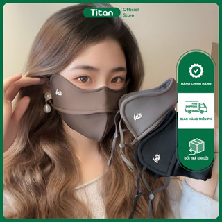 Khẩu Trang 5D Vải Kháng Khuẩn Đẹp Dày 3 Lớp Chống Nắng Chống Tia UV Giữ Ấm Điều Chỉnh Đước Dây Đeo