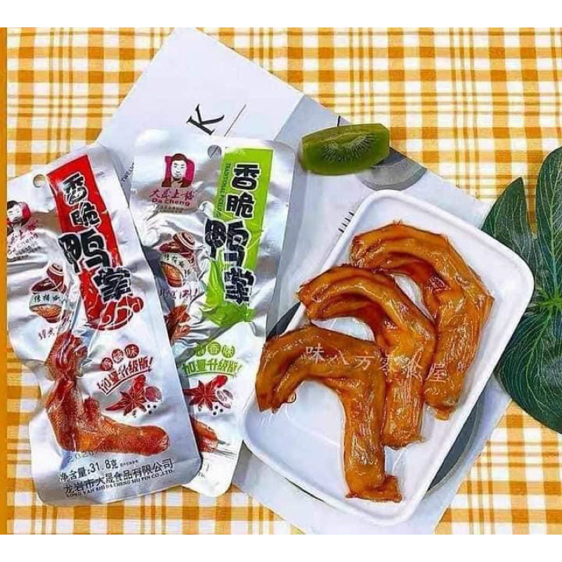 COMBO 3 CHIẾC CHÂN VỊT CAY DA CHENG  31.8gr