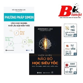 Combo sách 2 cuốn: phương pháp học tập của simon và huấn luyện não bộ học siêu tốc - bizbooks