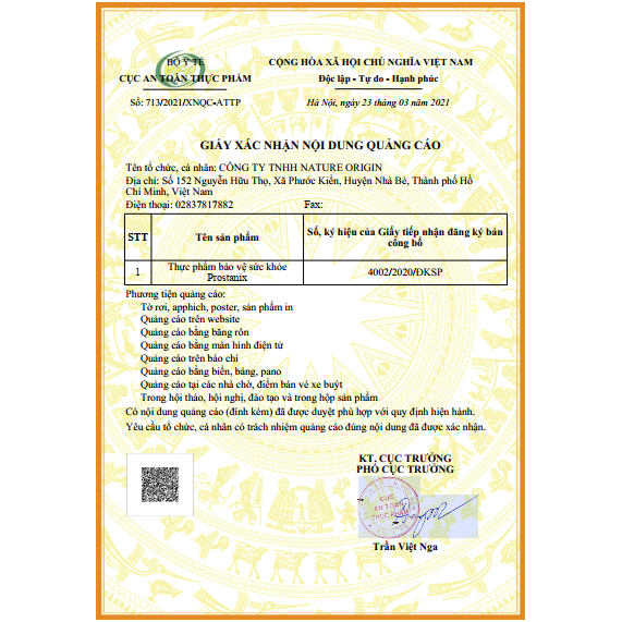 [COMBO 3 HỘP] PROSTANIX VIÊN UỐNG THẢO DƯỢC HỖ TRỢ SỨC KHỎE NAM GIỚI HIỆU QUẢ AN TOÀN