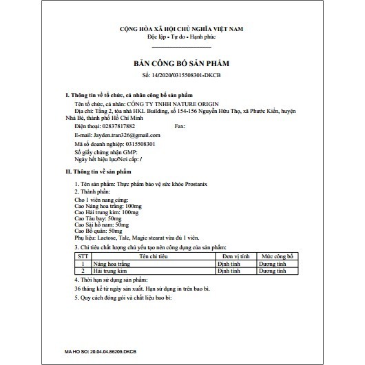 [COMBO 3 HỘP] PROSTANIX VIÊN UỐNG THẢO DƯỢC HỖ TRỢ SỨC KHỎE NAM GIỚI HIỆU QUẢ AN TOÀN