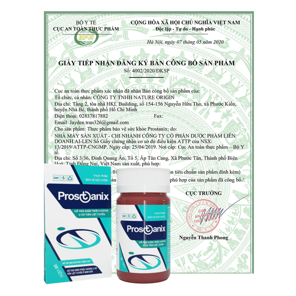 [COMBO 3 HỘP] PROSTANIX VIÊN UỐNG THẢO DƯỢC HỖ TRỢ SỨC KHỎE NAM GIỚI HIỆU QUẢ AN TOÀN