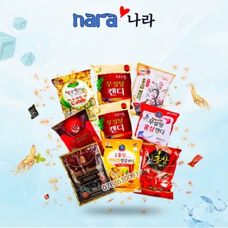 Kẹo Hồng Sâm 6 năm tuổi Hàn Quốc các loại )