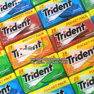 [Hỏa Tốc] Kẹo cao su Trident Mỹ các vị