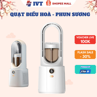 Quạt Phun Sương Không Cánh Làm Mát Nhanh Chóng Tiện Lợi Sử Dụng Cho Mùa Hè
