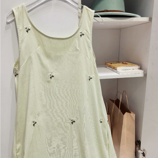 Đầm linen S2M thêu full free size