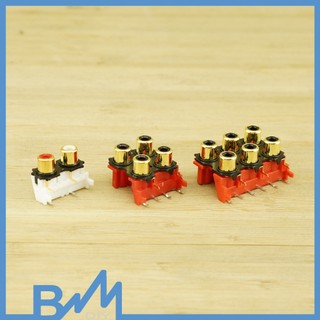 Jack AV mạ vàng 2P 4P 6P trạm RCA hoa sen chất lượng