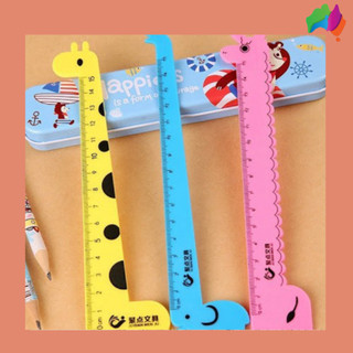 Bộ thước kẻ nhựa con hươu 15cm độc lạ vpp land
