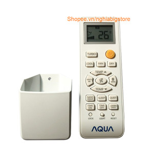 Remote Máy Lạnh AQUA Điều Khiển Điều Hòa Không Khí AQA-KCR9VN Kèm Hộc+Pin