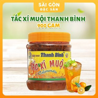 Tắc Xí Muội Thanh Bình, Tắc Xí Muội Chua Ngọt Thanh Mát Giải Khát Ngày Hè hũ 900 Gam Sài Gòn Đặc Sản