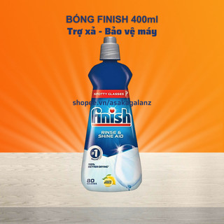 Nước làm bóng Finish 400ml, Hương Chanh - Chính Hãng