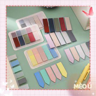 Giấy note ghi chú, đánh dấu trang - Bộ 5 Màu Pastel