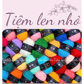 Len milk cotton 50gr mác đen