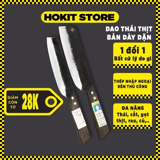 Dao thái cán gỗ làng nghề Đa Sỹ dùng cho thái gọt tiện lợi sắc bền - HOKIT21