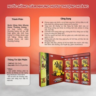 TINH CHẤT HỒNG SÂM 60 gói nhiều mẫu