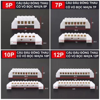 Cầu trung tính, tiếp địa 5p, 7p, 10p, 12p