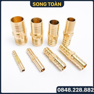 Nối Thẳng Đuôi Chuột, Đầu Nối Đuôi Chuột Hai Đầu Cắm Ống - Đồng Thau