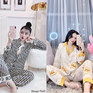 Đồ bộ Lụa Mango mịn rũ bigsize cao cấp