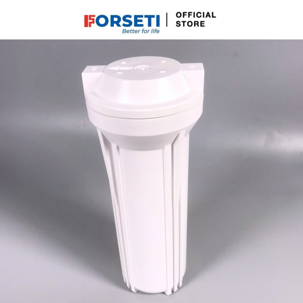 Cốc lọc trong, đục FORSETI 10 inch ren 13 dùng cho máy lọc nước RO