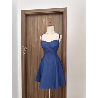 ĐẦM JEANS HAI DÂY