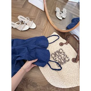 ĐẦM JEANS HAI DÂY