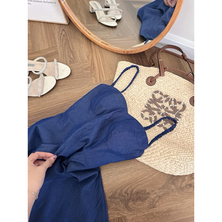 ĐẦM JEANS HAI DÂY