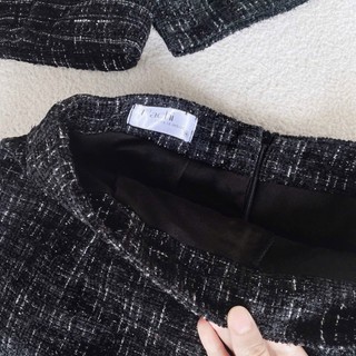 SET ÁO CROPTOP VEST DẠ KÈM CHÂN VÁY (KÈM VIDEO HÌNH THẬT)